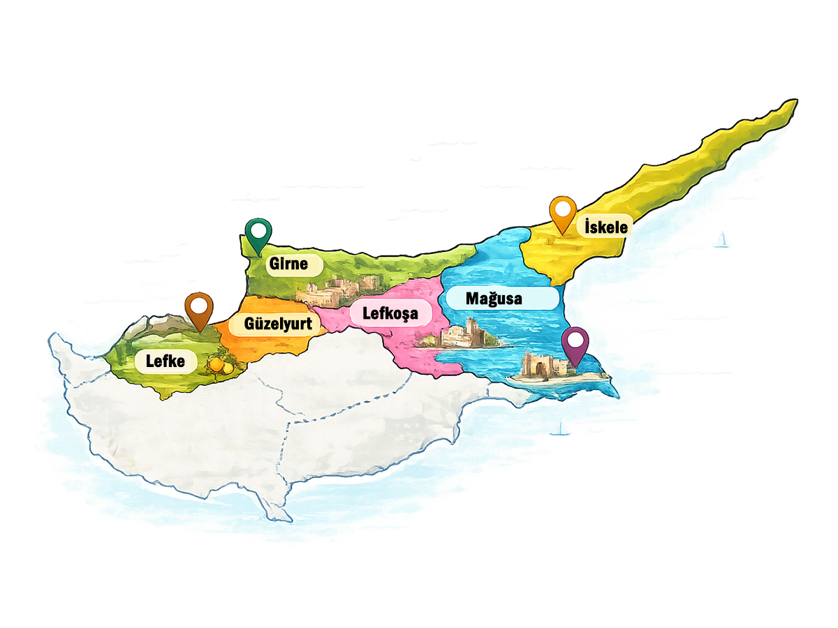 Kıbrıs Haritası